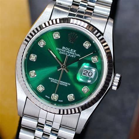 rolex datejust 36 grün|rolex datejust 36 men's.